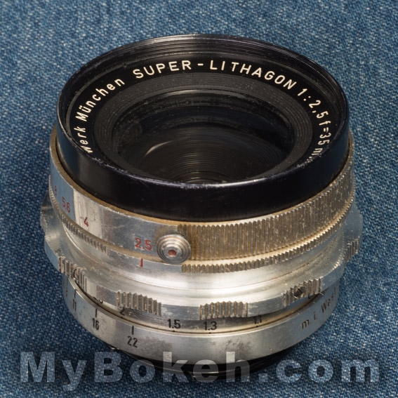 Enna Werk Munchen SUPER-LITHAGON 35mm f/2.5 Lens